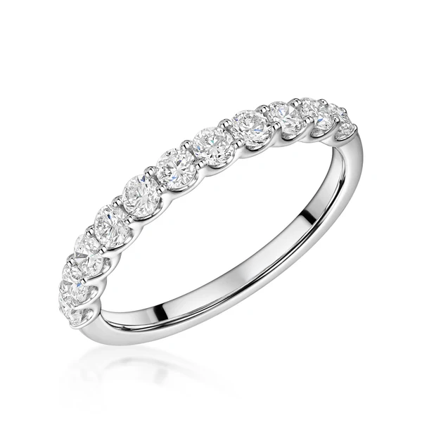 Half Eternity Diamond Ring
