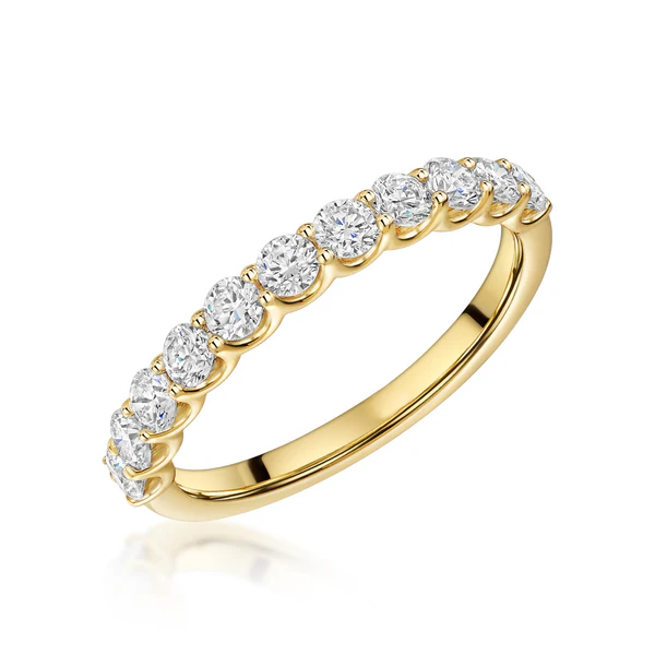 Half Eternity Diamond Ring
